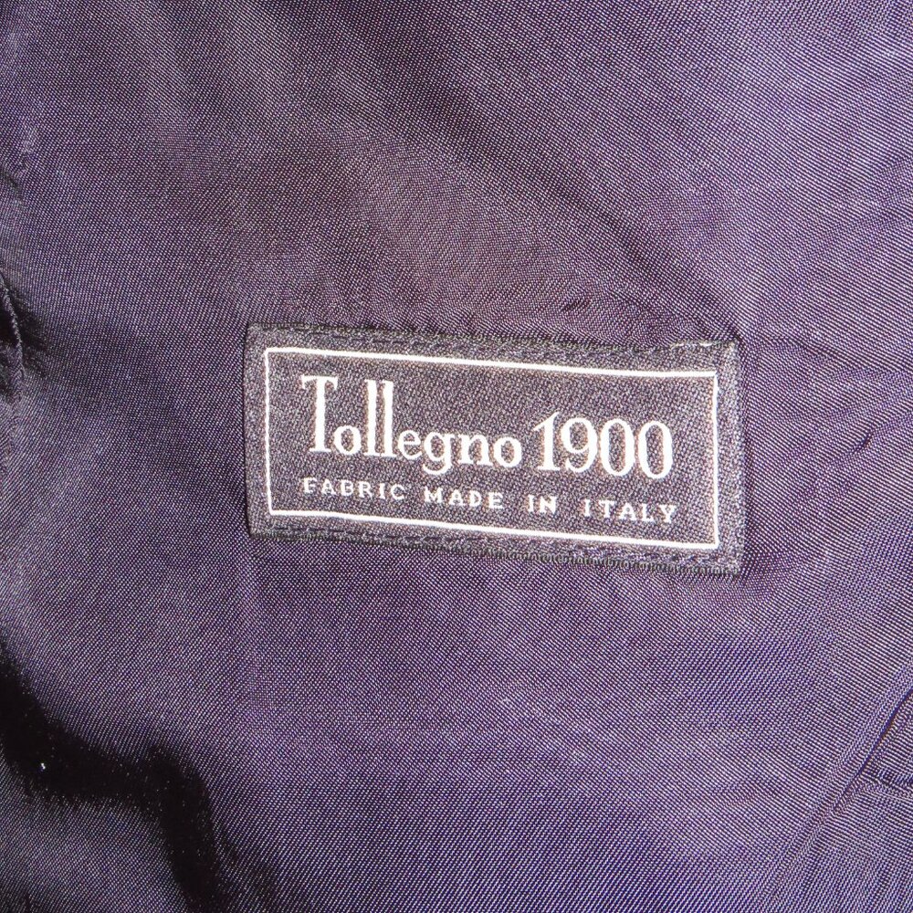 J. Crew Ludlow Tollegno Slate Blue Solid Knit Two Button Suit 36S - Picture 15 of 16